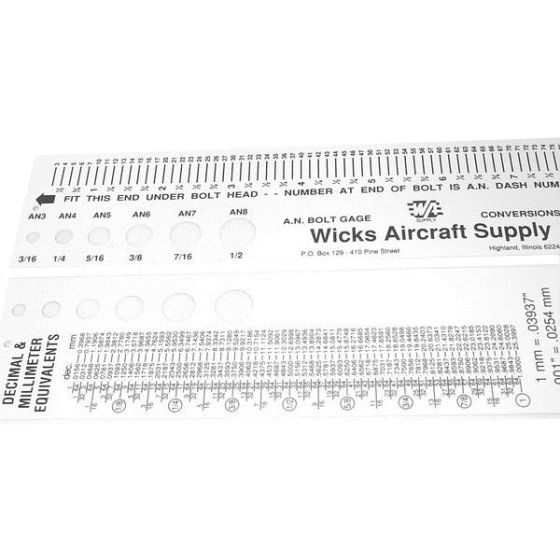 Hangar Tools Bolt Gauge